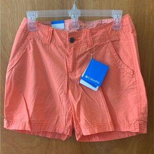 Columbia Women's Vibrant Coral Cargo Shorts